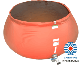 Zbiornik przeciwpożarowy przenośny elastyczny Hydronion CNBOP