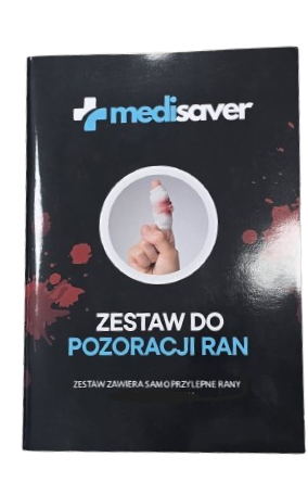 Zestaw do pozoracji ran podstawowy 54 elementy