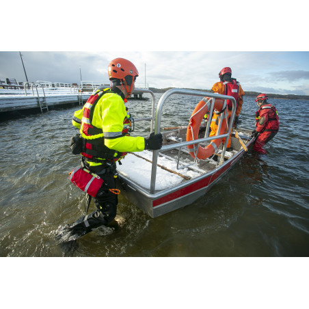 Łodź aluminiowa UNIBOOT OBERWINTER HBW 430 z silnikiem i przyczepą