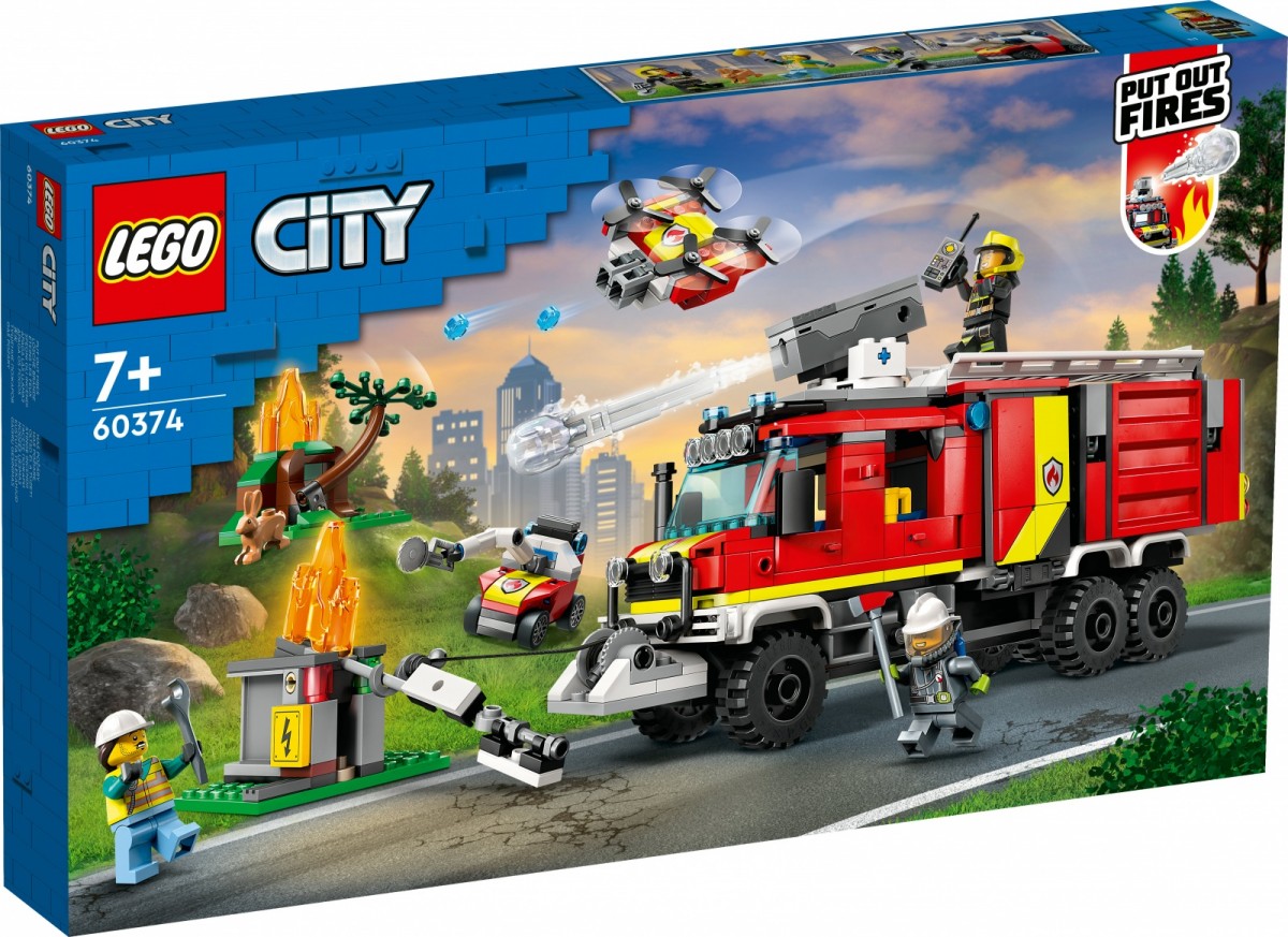 LEGO Terenowy pojazd Straży Pożarnej Klocki City 60374
