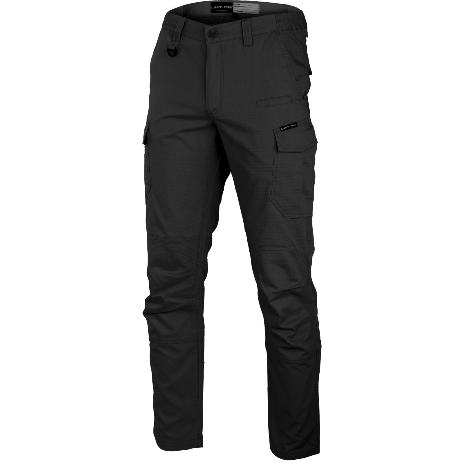 Spodnie  bojówki czarne ribstop Slim Fit spodnie robocze