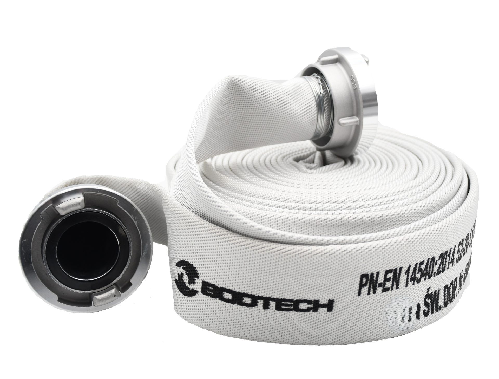 Wąż tłoczny W-52-30-ŁA PCV Bodtech do pomp pożarniczych