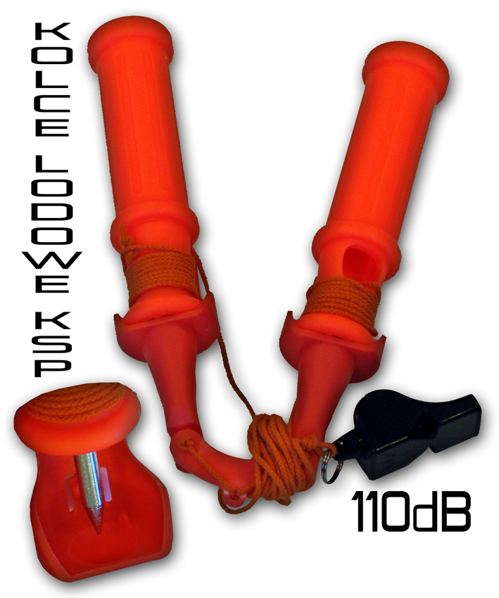 Kolce lodowe KSP z gwizdkiem 110 dB