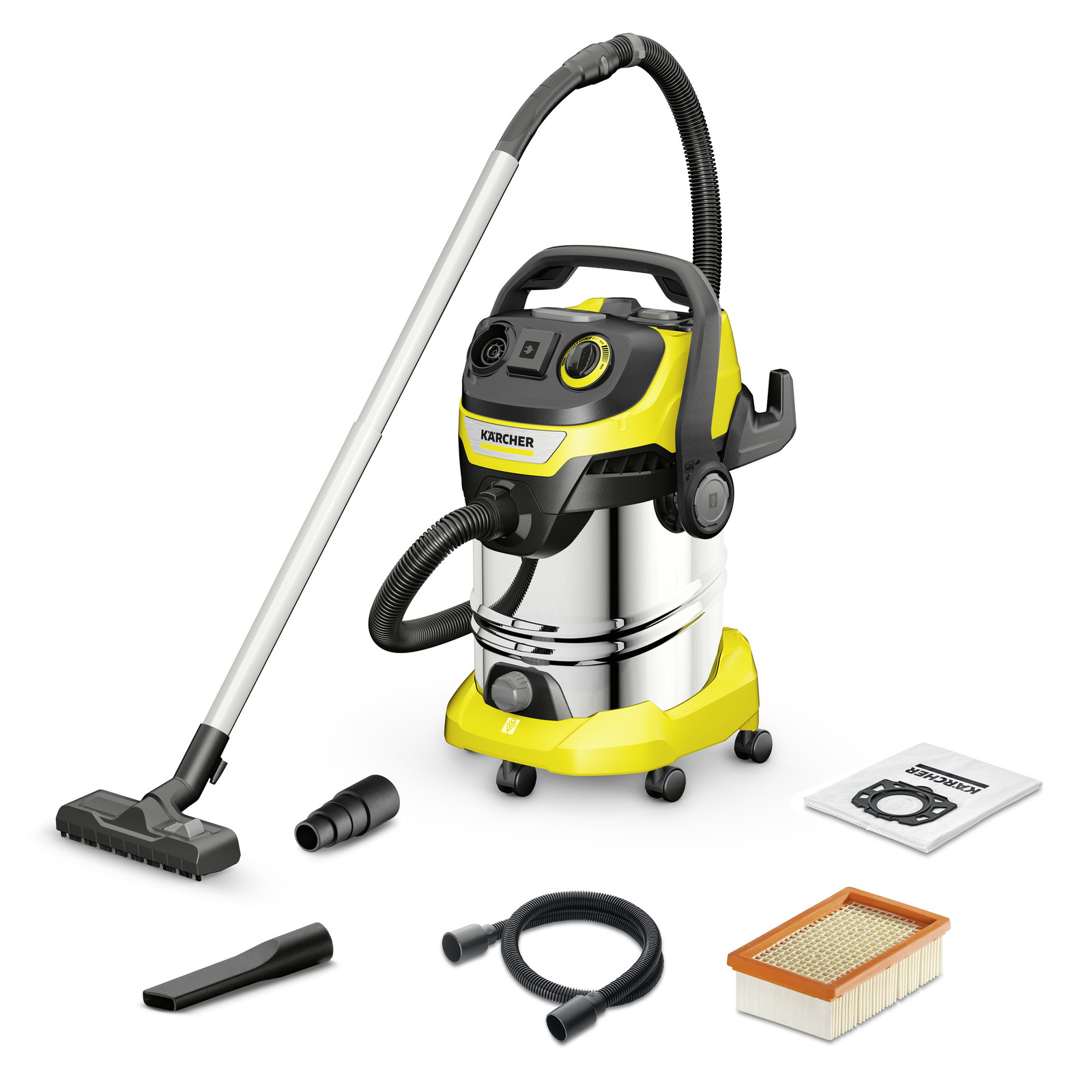 Odkurzacz uniwersalny KARCHER WD 6 P S-V30/6/22/T z gniazdem do elektronarzędzi