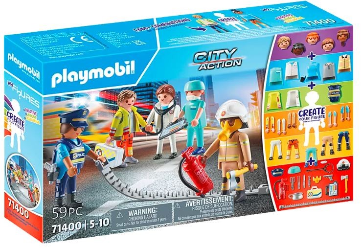 PLAYMOBIL Służby ratownicze - zestaw z figurkami 