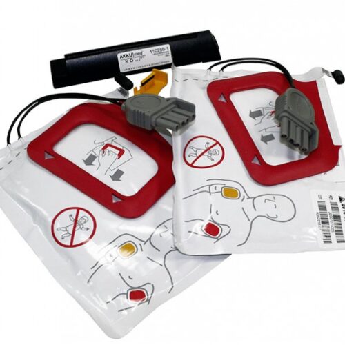 Wymienny zestaw do doładowywania baterii CHARGE-PAK + 1 para elektrod QUIK-PAK do defibrylatora LIFEPAK CR Plus