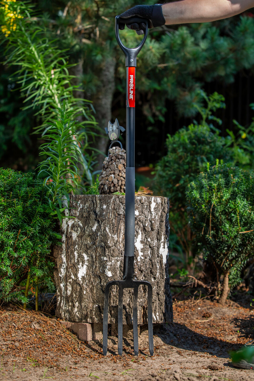 Widły do kopania 120 cm z trzonem metalowym PROLINE 12395 - obrazek 2