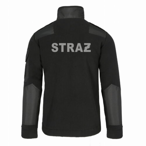 Polar 500 g/m czarny STRAŻ z haftem na plecach