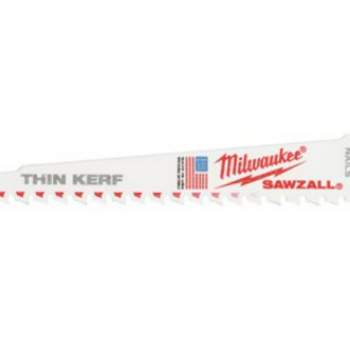 Brzeszczoty do drewna z metalem THIN KERF 150 mm 5 szt do piły szablastej Milwaukee