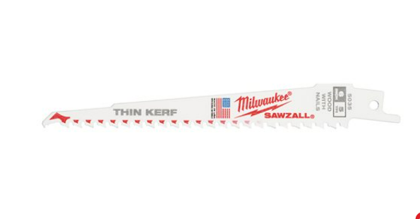 Brzeszczoty do drewna z metalem THIN KERF 150 mm 5 szt do piły szablastej Milwaukee