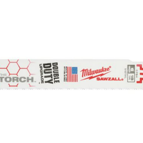 Brzeszczoty do metalu TORCH 150 x 18 TPI 5 sztuk do piły szablastej Milwaukee
