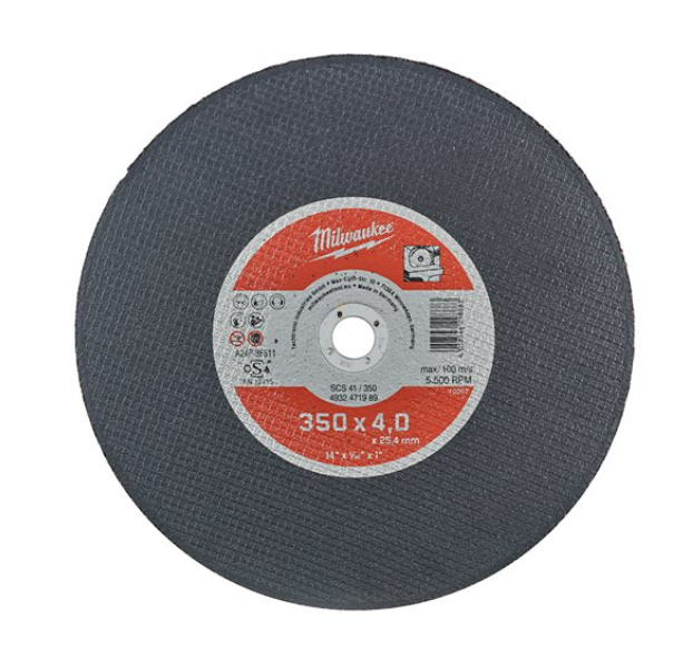 Tarcza cienka do cięcia metalu PRO+ SCS 41/350 do przecinarek Milwaukee