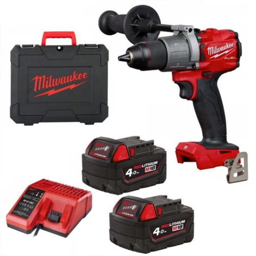 Wiertarko-wkrętarka udarowa M18 FUEL FPD3- 402C Milwaukee 2 akumulatory 4,0 Ah