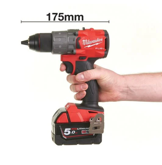 Wiertarko-wkrętarka udarowa M18 FUEL FPD3- 502X Milwaukee 2 akumulatory 5 Ah - obrazek 3