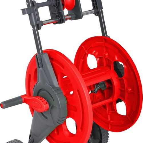 Wózek na wąż ogrodowy z rolką prowadzącą 40 m x 1/2″ Proline