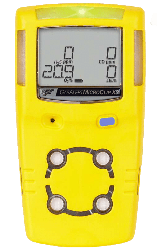 Detektor Gas Alert Microclip X3 czterogazowy