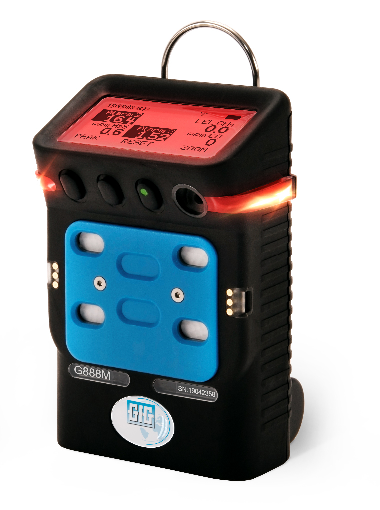 Detektor GFG Microtector III G888M EX0 5 gazowy detektor do ochrony osobistej