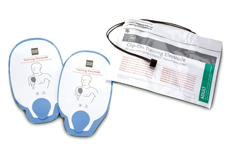 Zestaw elektrod treningowych QUIK Combo Redi-Pak do LIFEPAK 1000 - 5 par z kablem i złączką