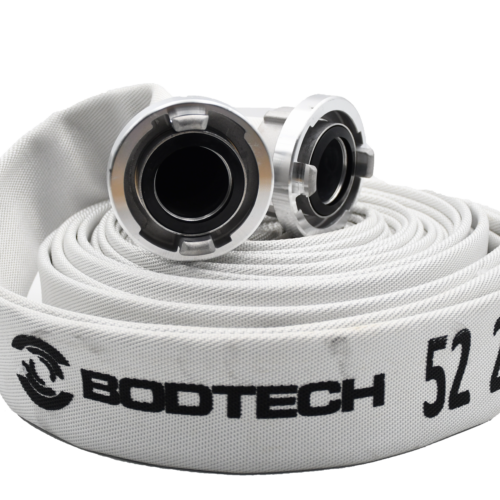 Wąż tłoczny EPDM W-52-20-ŁA 15 bar Bodtech z łącznikami ciśnieniowymi AL