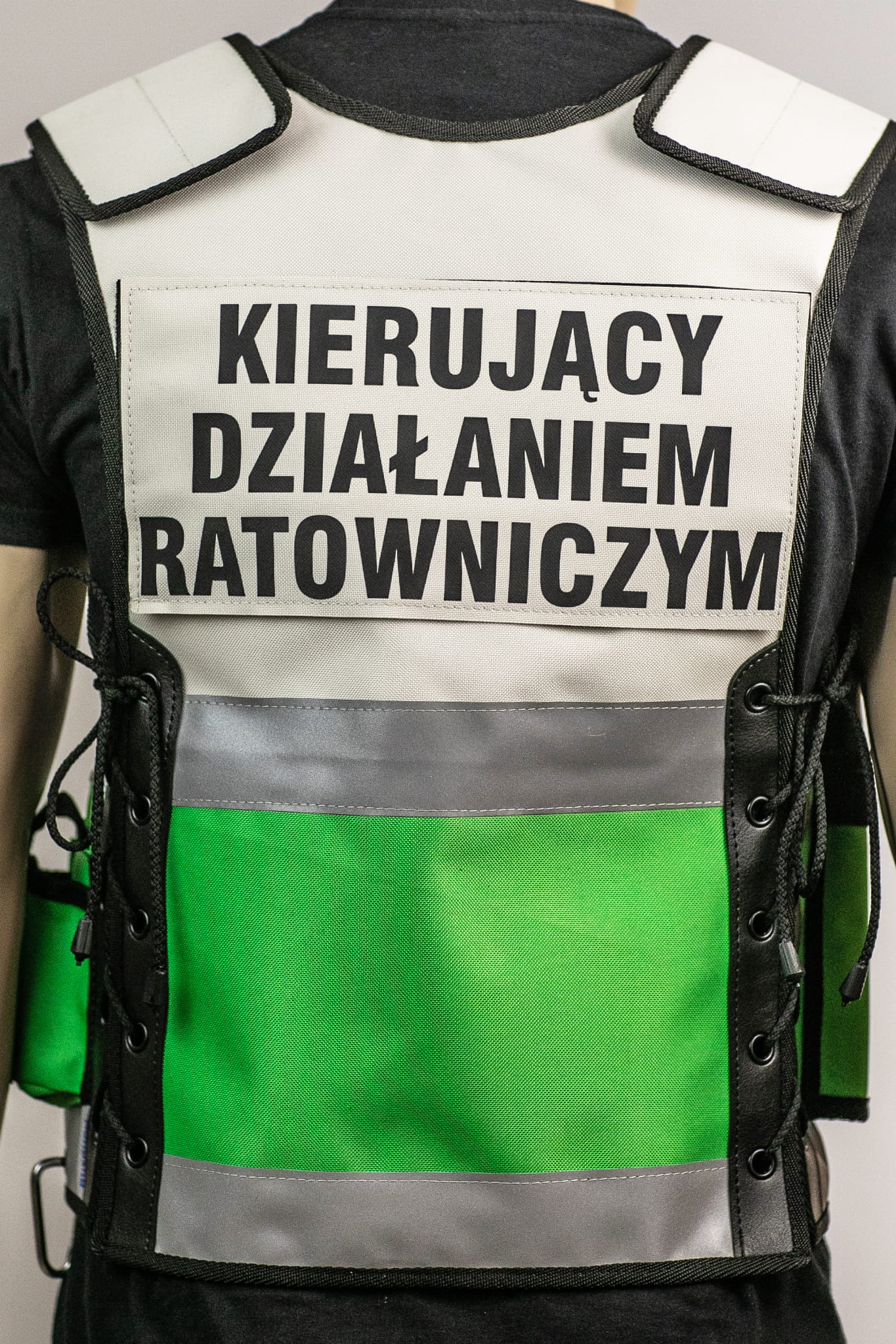 Kamizelka STRAŻ Kierujący Działaniem Ratowniczym KDR zielona - obrazek 5