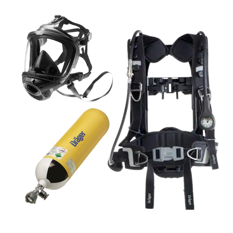 Aparat powietrzny Drager PSS AirBoss ACTIVE z butlą stalową 6 l/300 bar