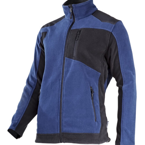 Bluza polarowa ze wzmocnieniami granatowa