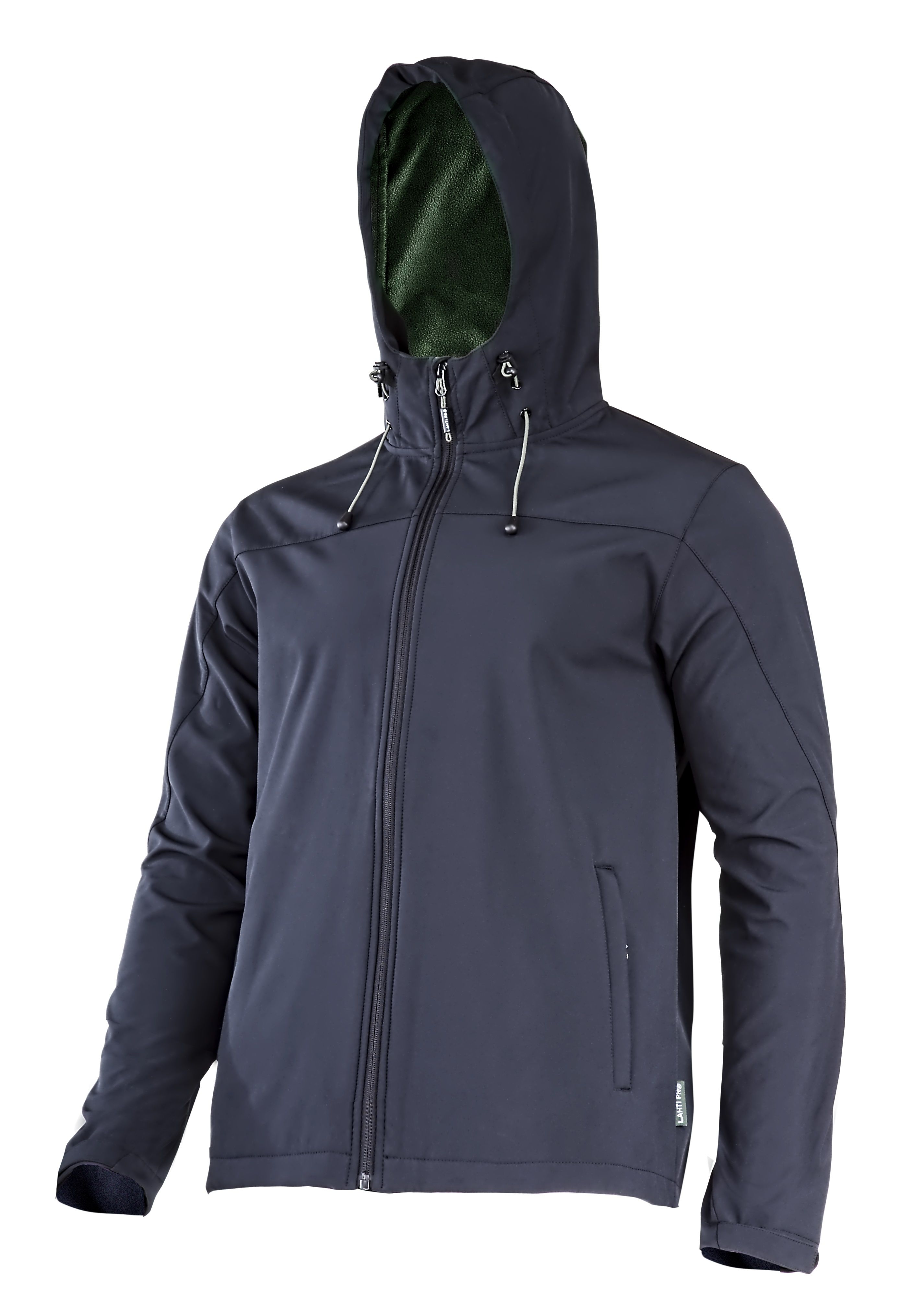 Kurtka softshell z membraną i kapturem czarna