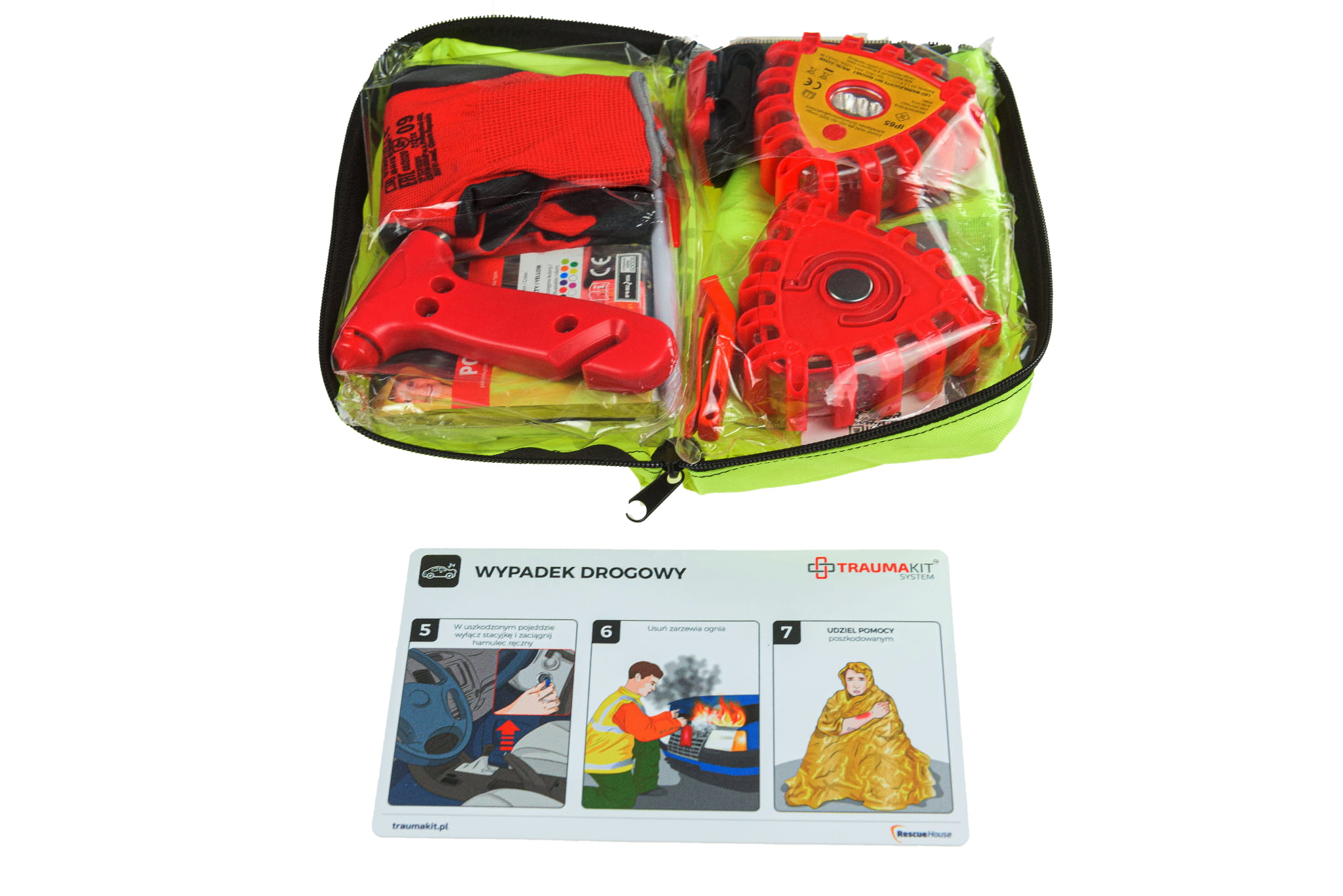 Apteczka Samochodowa Mała (RW) TRAUMA KIT w torbie - obrazek 3