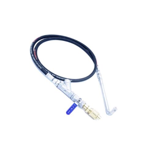 Lanca kominowa wygięta MIST TECH B304 z szybkozłączami