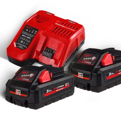 Zestaw dwa akumulatory i ładowarka M18 HIGH OUTPUT NRG PACK HNRG-302 Milwaukee
