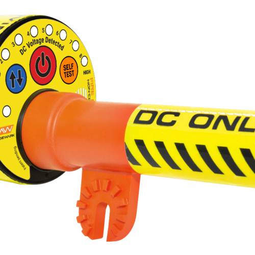 Bezdotykowy tester napięcia prądu stałego Modiewark Fire and Rescue DC50 w walizce