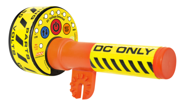 Bezdotykowy tester napięcia prądu stałego Modiewark Fire and Rescue DC50 w walizce
