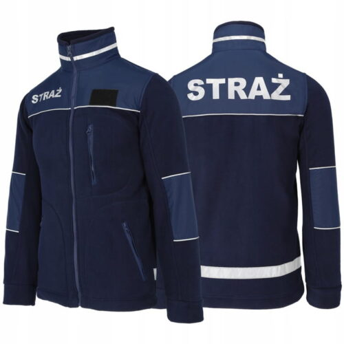 Bluza POLAR granatowy OSP z odblaskami