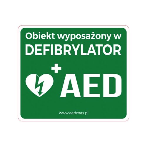 Tablica Obiekt wyposażony w AED