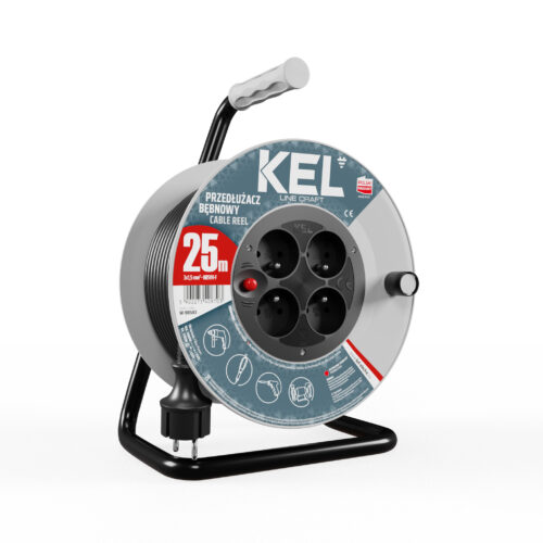 Przedłużacz bębnowy 25 m CRAFT LINE KEL PB-CR/S/25M/3×1,5/H05VV-F