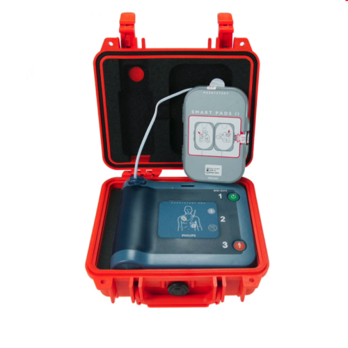 Defibrylator AED Philips FRx w skrzynce PELI