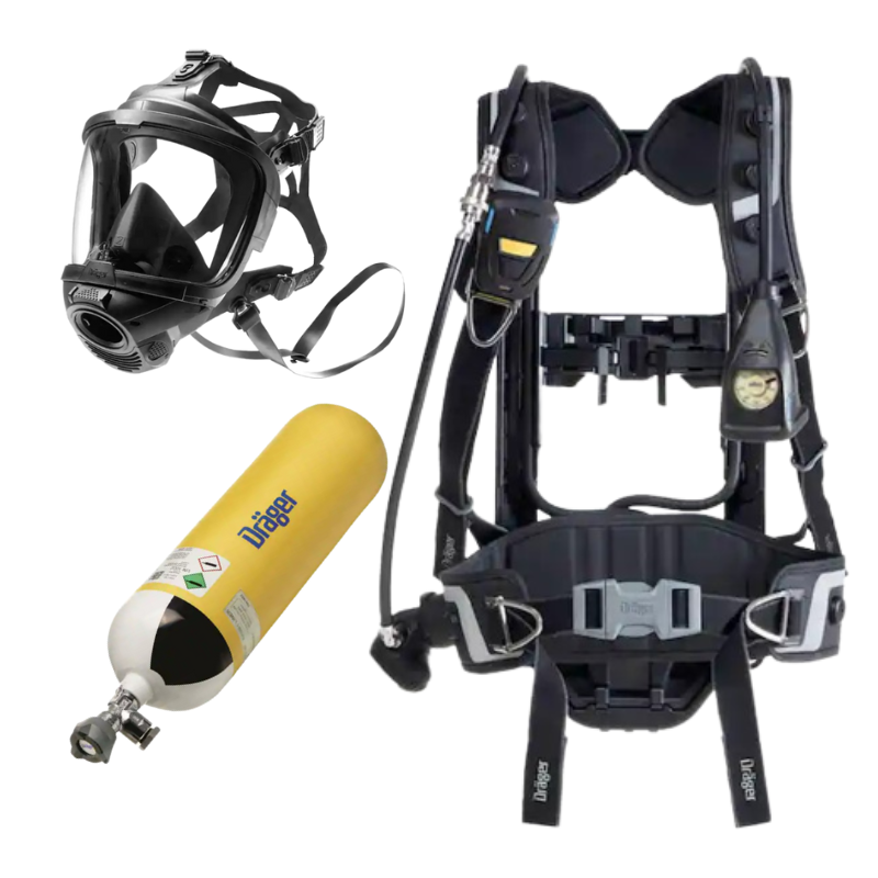 Aparat powietrzny Drager PSS AirBoss AGILE z butlą stalową 6 l/300 bar