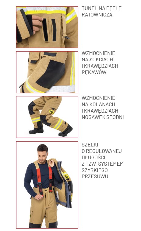 ARAMIX EXTRA HAWK CNBOP z kurtką lekką ŻAR ubranie specjalne trzyczęściowe - obrazek 2