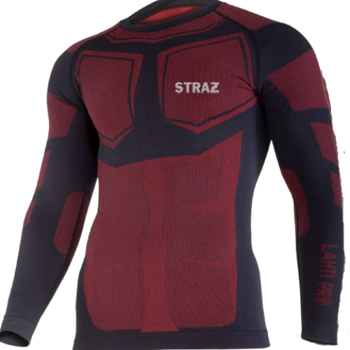 Bluza termoaktywna STRAŻ REMIZA czarno-czerwona