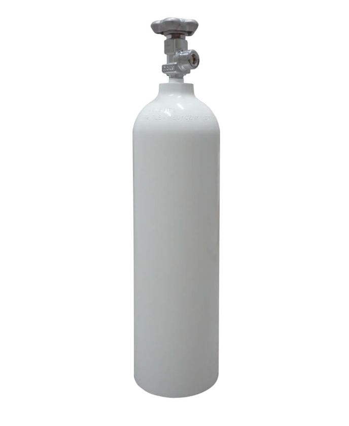 Butla tlenowa 2,7 l z zaworem aluminiowa