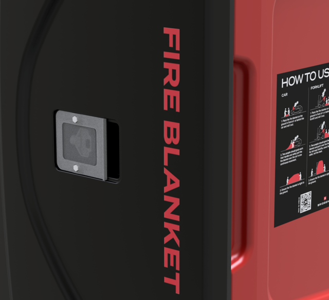 Szafka na płachtę gaśniczą Bridgehill FIRE CABINET - obrazek 2