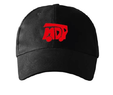 Czapka z daszkiem dziecięca MDP czarna