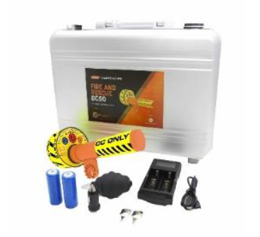 Bezdotykowy tester napięcia prądu stałego Modiewark Fire and Rescue DC50 w walizce - obrazek 2