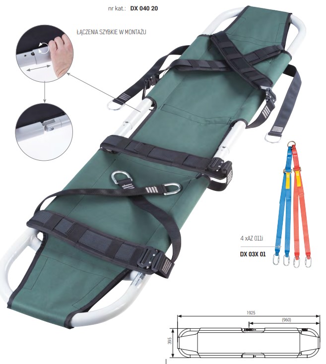 Nosze aluminiowe składane DX 040 Protekt - obrazek 2