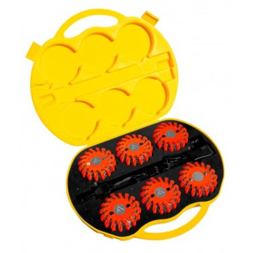 Dyski sygnalizacyjne zestaw 6 sztuk amber Mactronic PSD0012