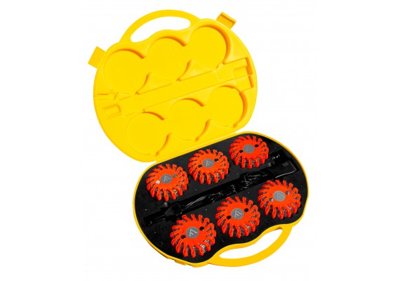 Dyski sygnalizacyjne zestaw 6 sztuk amber Mactronic PSD0012