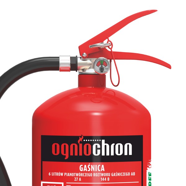 Gaśnica płynowa bez fluoru 9 l GPN-9x AB/FF Fluorine-Free - obrazek 2
