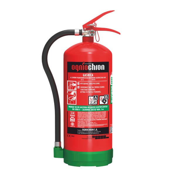Gaśnica płynowa bez fluoru 9 l GPN-9x AB/FF Fluorine-Free - obrazek 3