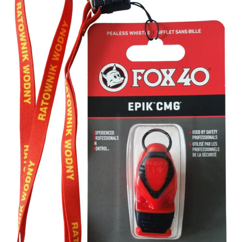 Gwizdek FOX40 EPIK ze smyczą Ratownika Wodnego 115 db
