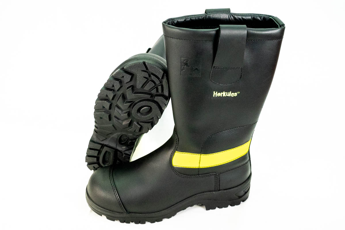 Buty strażackie HERKULES z wyściółką skórzaną 5524-0 CNBOP